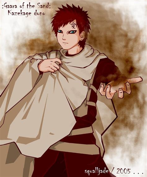 gaara kazekage by squalljade on DeviantArt