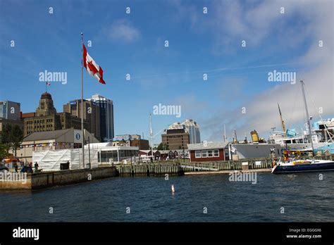 The boardwalk along the waterfront in Halifax, N.S Stock Photo - Alamy