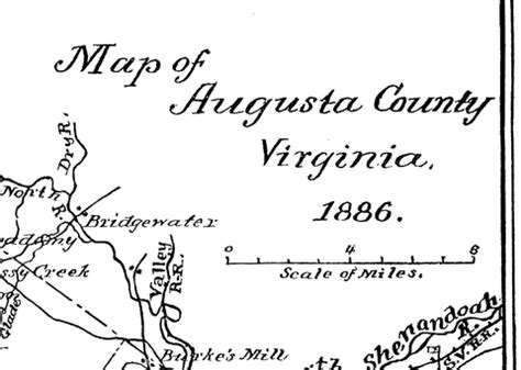 MAP: Augusta County, Virginia – Higginson Book Company, LLC