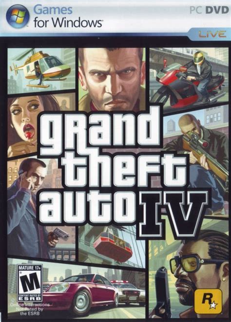 Grand Theft Auto IV cover or packaging material - MobyGames