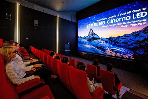 Premier écran Samsung de cinéma LED 3D