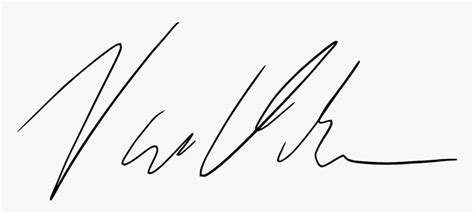 Fake Signature Png, Transparent Png - kindpng