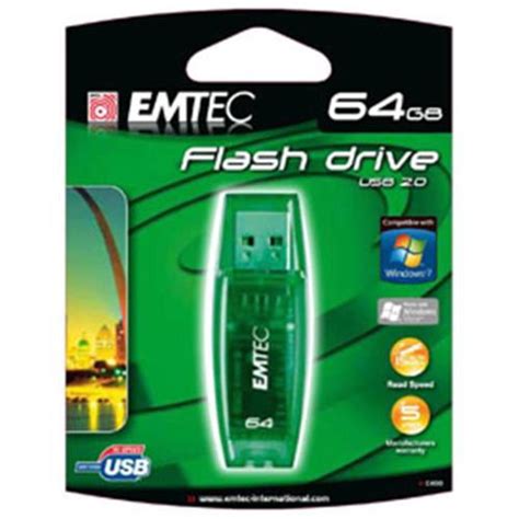 EMTEC Click USB 2.0 Flash Drive, 64 GB - Walmart.com - Walmart.com