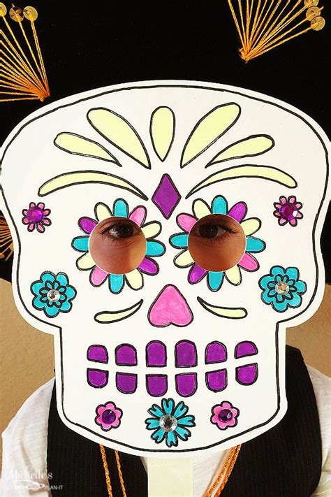 Dia de Los Muertos Masks with DecoArt - Michelle's Party Plan-It