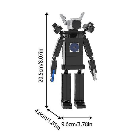 Anime Skibidi Toilet Man Vs Monitor Man Action Figure Building Block Kit Skibidi Toilet Models ...