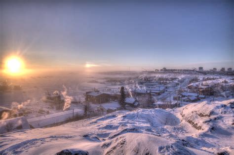 Yellowknife cold morning | Mike Tidd | Flickr