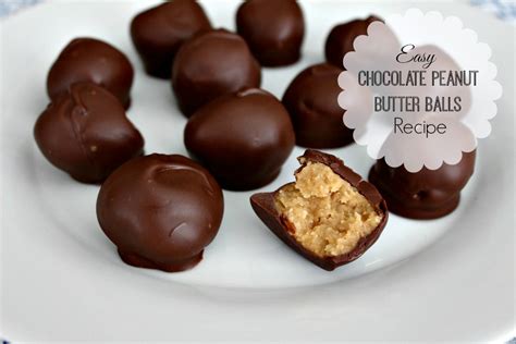 Easy Chocolate Peanut Butter Balls Recipe