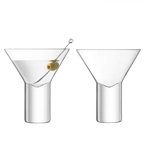 LSA Stemless Martini Glasses (set of 2) | Cocktail Emporium