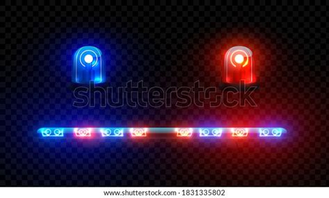 Realistic Ambulance Siren 3d Red Blue Stock Vector (Royalty Free) 1831335802 | Shutterstock