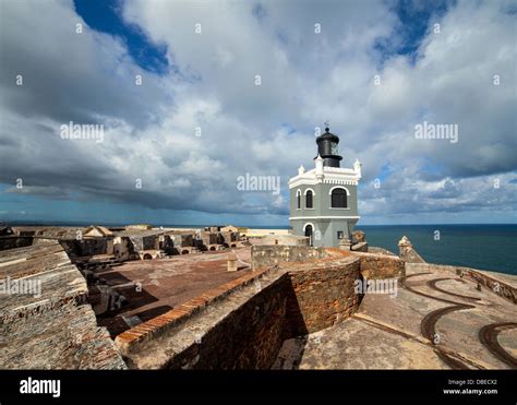 El Morro Lighthouse, San Juan, Puerto Rico Stock Photo - Alamy