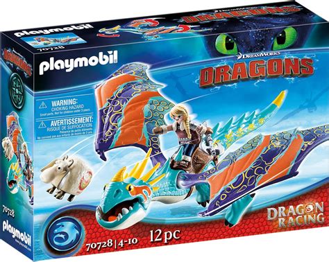 Amazon.com: Playmobil Dragon Racing: Astrid and Stormfly : Toys & Games