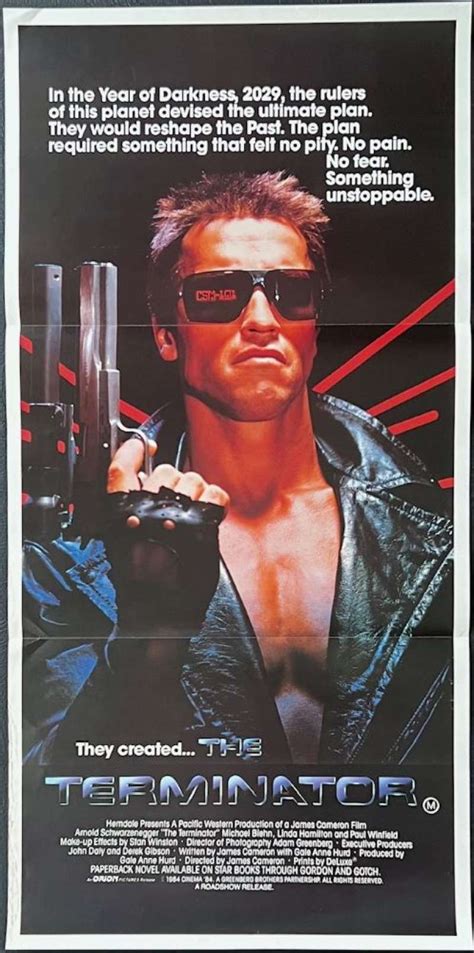 All About Movies - The Terminator Poster Original Daybill 1984 Arnold ...