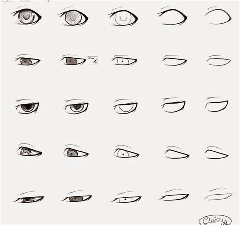 How to draw anime male eyes step by step - Learn To Draw And Paint | How to draw anime eyes ...