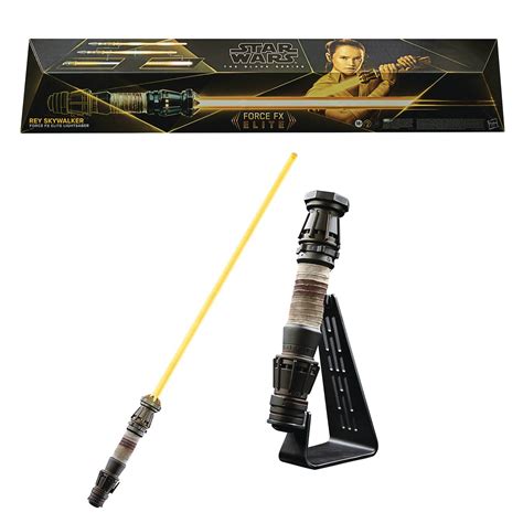 JUL219484 - SW BLACK FORCE FX ELITE REY YELLOW LIGHTSABER CS - Previews ...