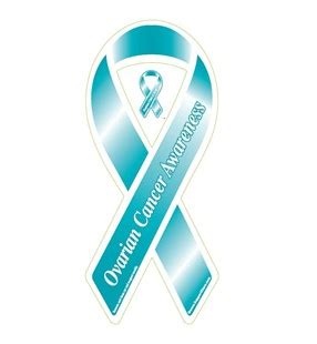 Ovarian Cancer Ribbon Magnet|Ovarian Cancer Awareness Magnet|Ovarian ...