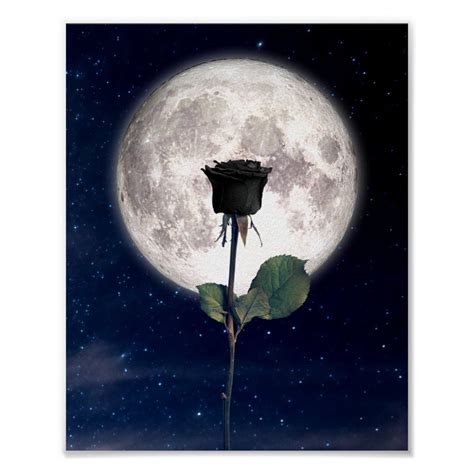 Gothic, Vintage, Victorian, Black Rose, Dark Poster | Zazzle | Gothic ...