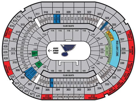 St Louis Blues Seating Chart View | Cabinets Matttroy