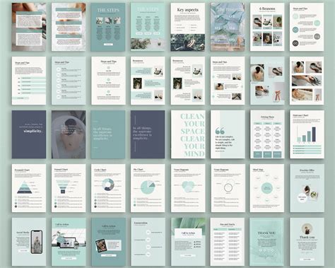 Ebook Template Canva, E-book Canva Template, Freebie Template, Canva ...