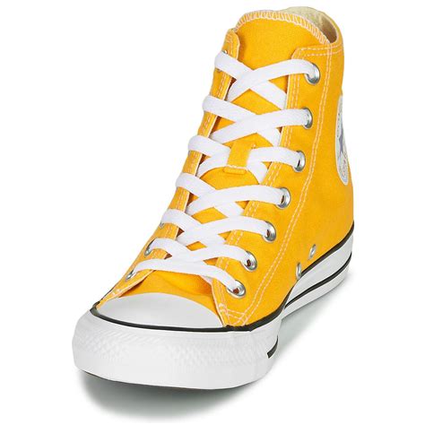 Converse Chuck Taylor All Star Seasonal Color Shoes (high-top Trainers) in Yellow - Lyst