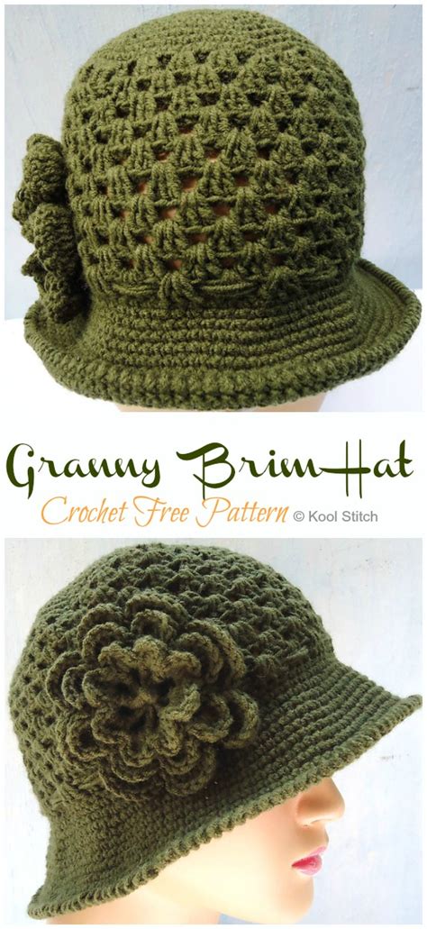 27+ Free Crochet Brim Hat Pattern - HyderSefora