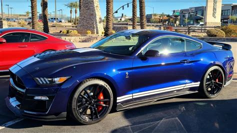 2020 Ford Mustang Shelby GT500 in "Kona Blue Metallic" - Atkins Cars - YouTube