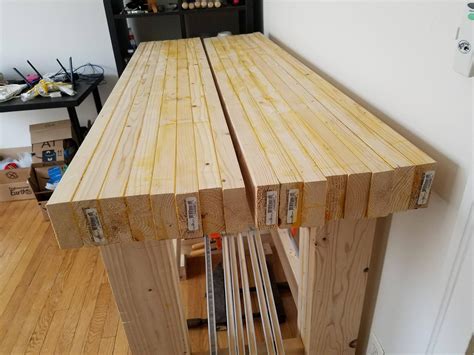 Two piece workbench top - Woodworking Stack Exchange