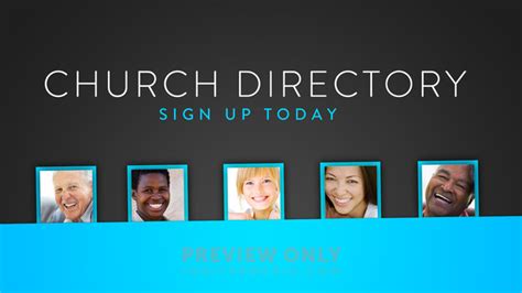 Church Directory - Title Graphics | Igniter Media