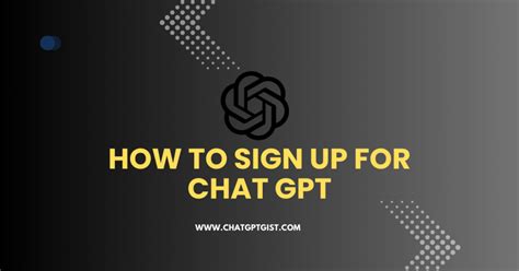 ChatGPT Sign Up