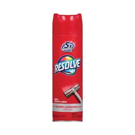 New RESOLVE Foam Carpet Cleaner, Foam, 22 oz Aerosol Spray - Walmart.com