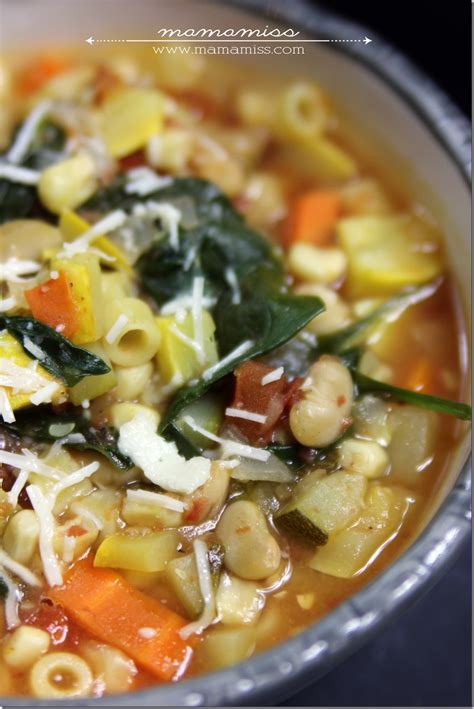 Seven Vegetable Minestrone Soup