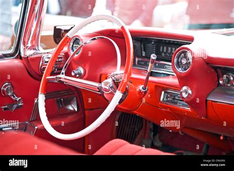 interior of 1959 Cadillac automobile Stock Photo: 48648654 - Alamy