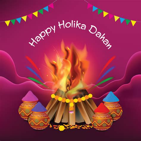 Vector illustration of Happy holika dahan festival 20208229 Vector Art at Vecteezy