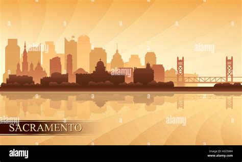 Sacramento city skyline silhouette background, vector illustration Stock Vector Image & Art - Alamy