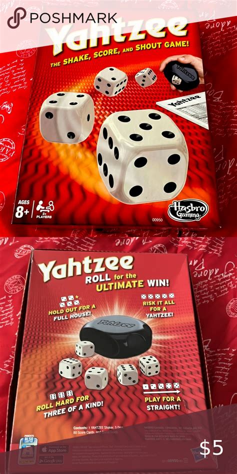 Yahtzee Game 🎲🎲 Yahtzee Game, Full House, Hasbro, Lunch Box, Games ...