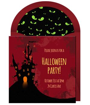 Punchbowl is the New Gold Standard in Online Invitations | Haunted house halloween party, Free ...
