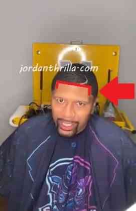 Jalen Rose Spray Paint Hairline Goes Viral After "Game Day Crisp" Video - JordanThrilla