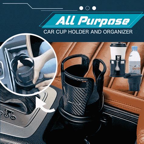 All Purpose Car Cup Holder And Organizer
