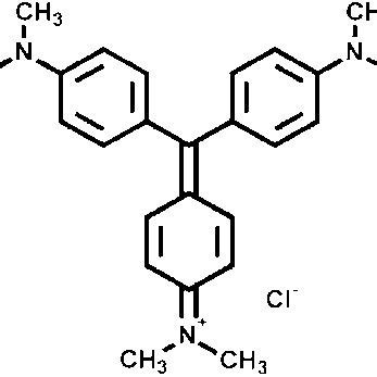 Structure of Crystal Violet. | Download Scientific Diagram