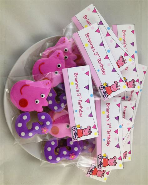 Peppa Pig Party Favors - $4.50/each | Peppa Pig Party | Pinterest