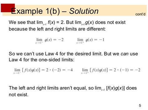 Lecture 5 limit laws