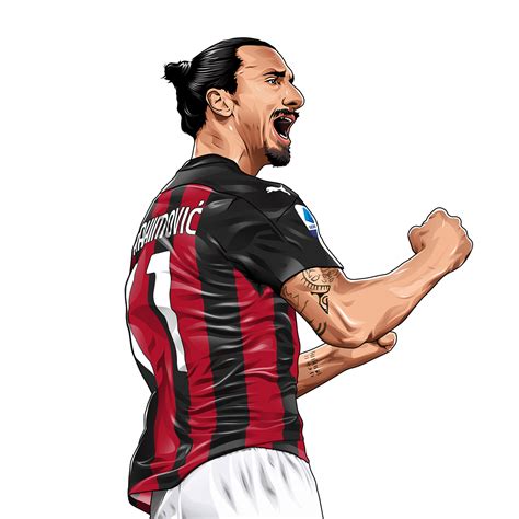 IBRAHIMOVIC AC MILAN ILLUSTRATION on Behance | Ibrahimović, Ac milan, Milan