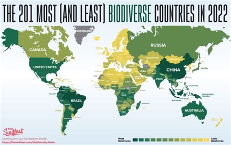 Global Biodiversity Ranked: Which Country Has the Most Flora and Fauna ...