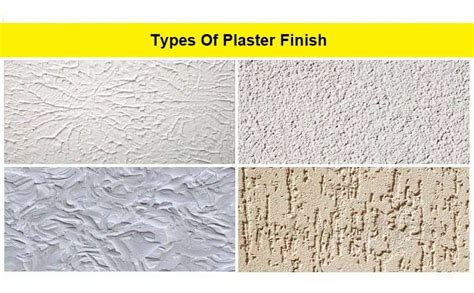 Types Of Plaster Finishes In Construction Daily Civil