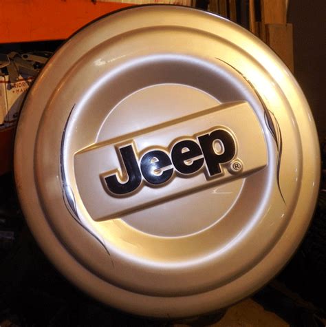 Parts - D A V E Y S J E E P S . C O M | Jeep Logo Hard Tire Cover 30" Size