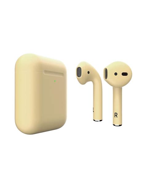 Apple AirPods 2 Colors Light Yellow Matte (MRXJ2)