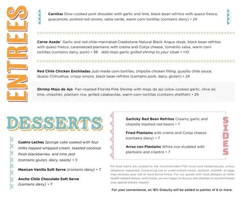 Frontera Cocina at Disney Springs Reveals Limited Menu for Reopening on ...