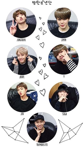 80 Wallpaper Bts Real Names For FREE - MyWeb