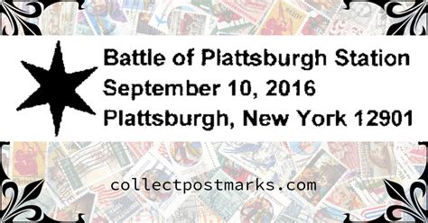 Battle of Plattsburgh, New York Station — 2016-09-10 – collectpostmarks.com