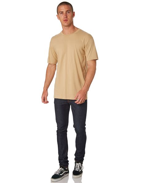 As Colour Staple Mens Tee - Tan | SurfStitch