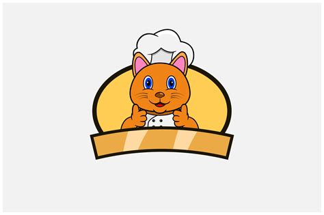 Cute Cat Chef Cartoon Graphic by tedykurniawan223 · Creative Fabrica